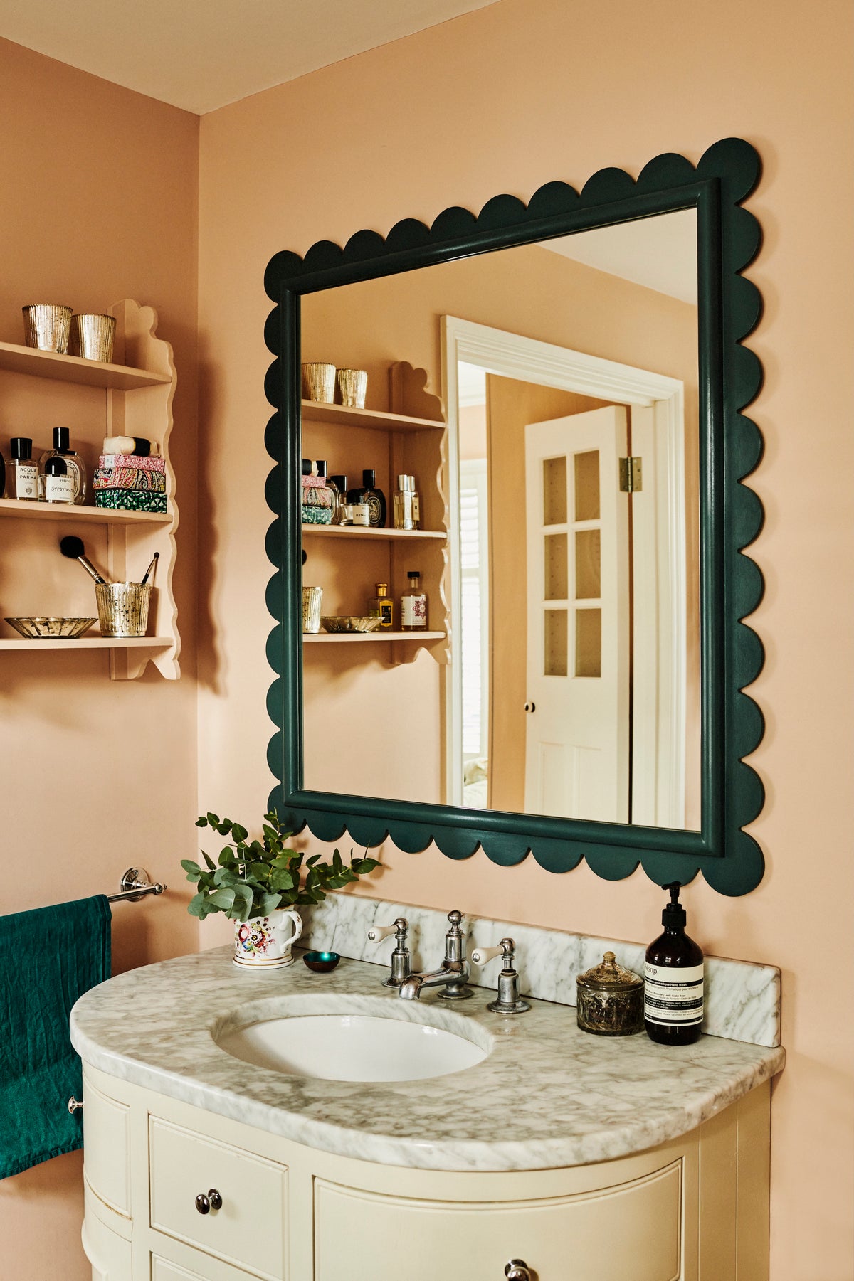 Large Scallop Mirror