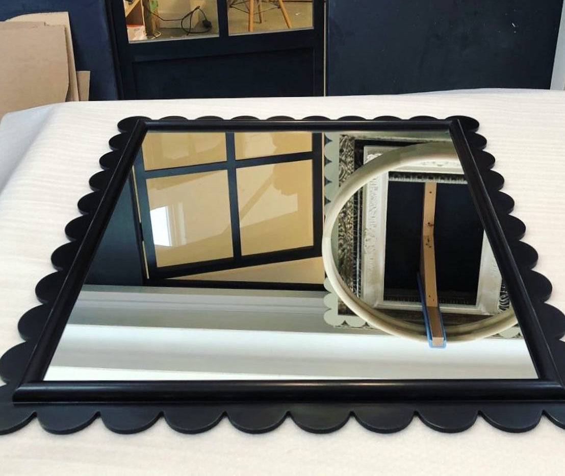 Large Scallop Mirror