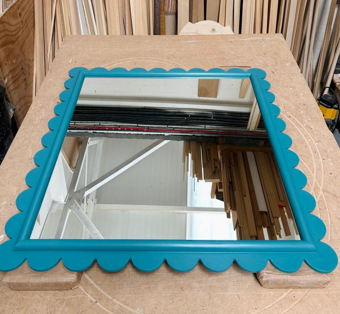 Large Scallop Mirror