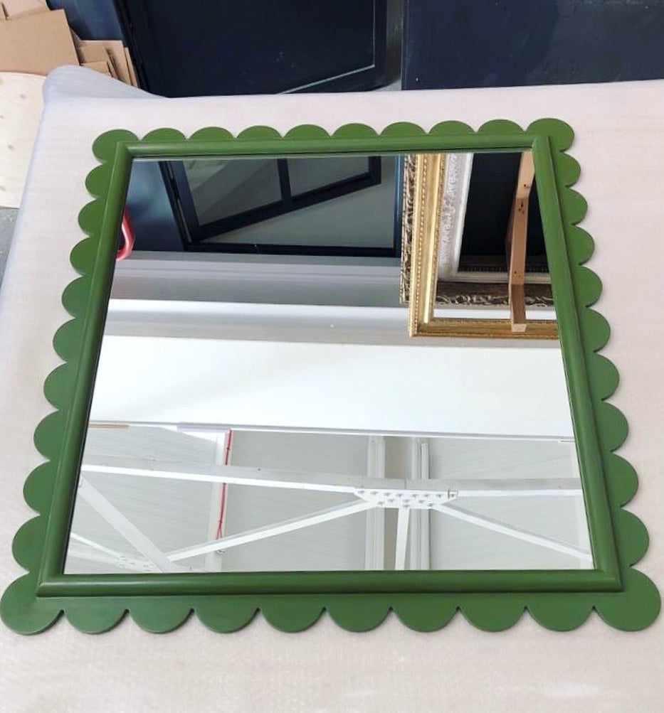 Large Scallop Mirror