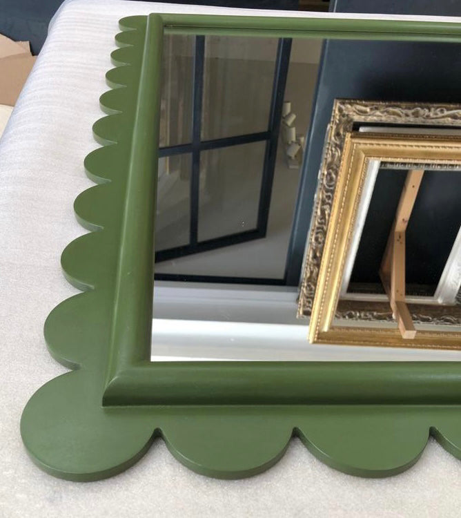 Large Scallop Mirror